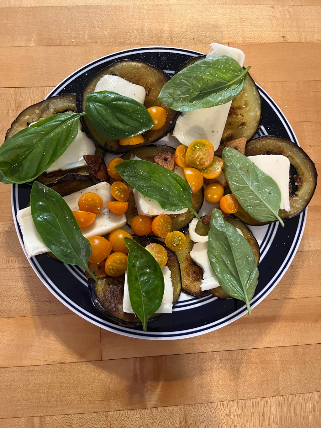 Eggplant Caprese Salad